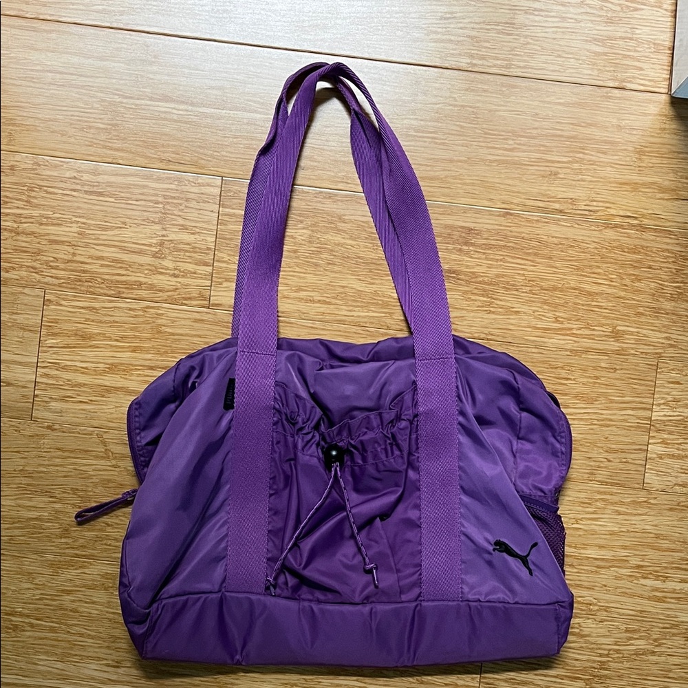 Puma Vibrant Purple gym Bag